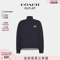 COACH 蔻驰 奥莱男士口袋圆翻领上衣