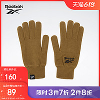 Reebok 锐步 官方男女同款GLOVES经典LOGO款保暖训练手套H11296