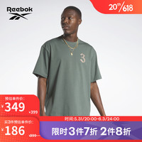 Reebok 锐步 男款运动短袖T恤 231II3254GL0
