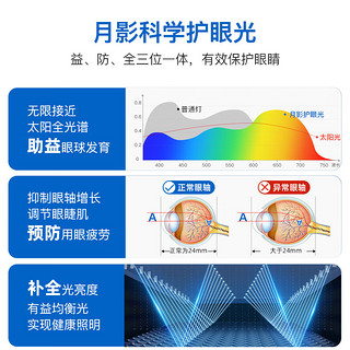 月影家居 月影照明天之光立式护眼台灯学习灯全光谱落地大路灯儿童书房灯具 Air增亮丨100W 无极调光RA97