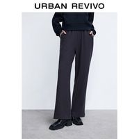 UR女装时尚休闲薄款微喇阔腿长裤WU04R6DN2000