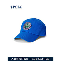 Polo Ralph Lauren 拉夫劳伦男配 23夏温布尔登棉卡其布棒球帽RL52495 520-蓝色 ONE