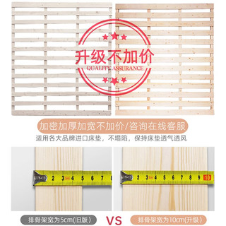 MELCHERS FURNI TURE现代简约纳帕皮床小户型北欧网红奶油风皮艺床实木双人床主卧婚床 加厚实木框架 床 1500*200mm框架款