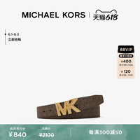 MK 复古老花 Logo 标志扣男士皮带腰带