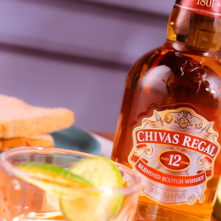 芝华士12年苏格兰威士忌500ml英国进口chivas洋酒 可乐桶烈酒行货