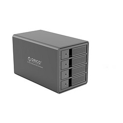 奥睿科（ORICO）磁盘阵列硬盘柜四盘位 3.5英寸SATA串口USB3.0硬盘外置盒 全铝免工具多盘位存储柜 9548RU3