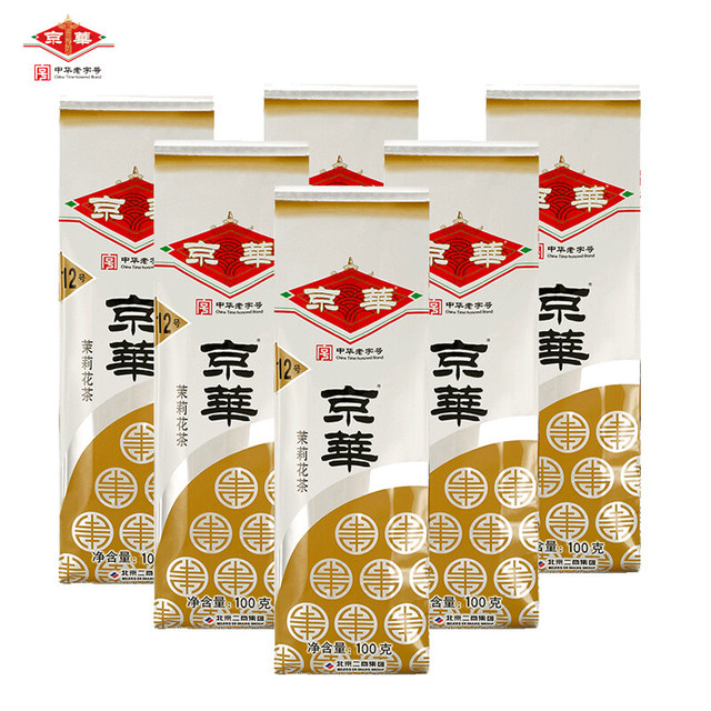 JWD 京华 jinghua） 京华茶叶12号 特级浓香 100g * 6袋