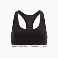 Calvin Klein/凯文克莱女士运动背心无钢圈文胸无胸垫 黑色 L