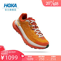 HOKA ONE ONE 男女鞋钛氪动X越野跑步鞋Tecton X减震耐磨防滑 镭射黄 / 鸟喙橘-男女款 40/250mm