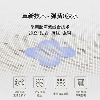 栖作床垫顽石air款床垫软垫家用偏软弹簧1.8米分区加厚酒店定制