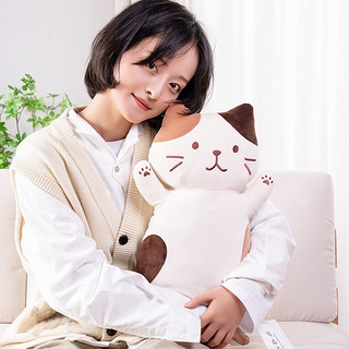 LIV HEART&HAPiNS日本可爱猫咪睡觉抱枕女孩玩偶儿童节礼物毛绒玩具猫 鲷鱼猫 50cm