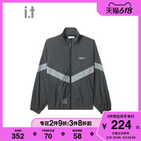 it :CHOCOOLATE男装立领夹克冬季复古校园风外套7400XFJ