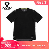 AAPE+运动男装春夏印花迷彩拼接立体接缝圆领T恤2829XX9