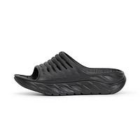 HOKA ONE ONE 男女款Ora RecoverySlide奥拉黑色平底拖鞋舒缓运动