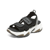 PLUS会员：SKECHERS 斯凯奇 女士厚底凉鞋 119310-BLK