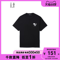 it 5cm/FIVECM男装短袖T恤春夏个性时尚手绘印花 1107S2I