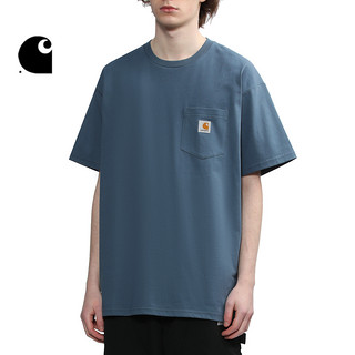 Carhartt WIP短袖T恤男装春夏经典LOGO标签口袋宽版卡哈特231068K