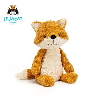 jELLYCAT 邦尼兔 TUF3F 托菲特狐狸毛绒玩具 棕色和白色 31cm