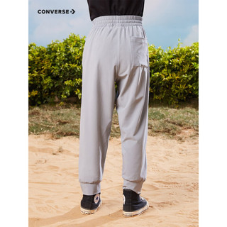Converse 匡威童装男女童长裤2023夏季新款儿童薄款休闲梭织裤子 落日灰 110/53