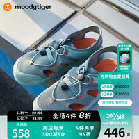 moodytiger儿童凉鞋2023夏季新款男女童包头防撞运动凉鞋 浮萍绿 38码