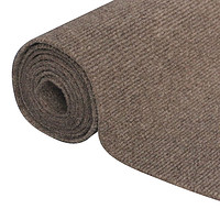 纳仕德 DMQ939 商用办公室ins风简约地毯全铺地毯 咖啡条纹1.5米*1米