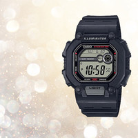 卡西欧(CASIO)运动休闲潮流手表防水时尚男士腕表 W-737H系列 W-737H-1AVDF