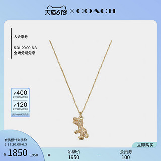 COACH 蔻驰 女士密镶REXY项链