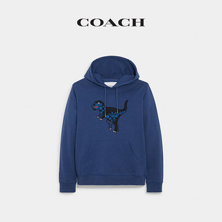 COACH/蔻驰男士拼缀REXY连帽卫衣