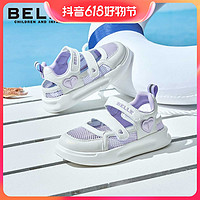 抖音超值购：BeLLE 百丽 童鞋六一儿童夏季运动鞋新款6-12岁休闲透气女童凉鞋BL3202