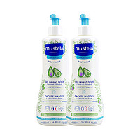 Mustela 妙思乐 洗发沐浴二合一500ml婴儿儿童洗发水沐浴露套装