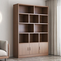 墨尚思 酒柜落地置物靠墙客厅多功能家用简易收纳储物柜 原野橡木色100*23*180