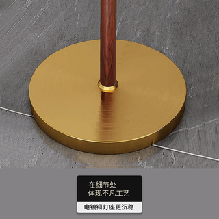 秒舒康轻奢落地灯客厅卧室沙发床头书房阅读装饰布艺氛围遥控立式LED灯 F05遥控款-12瓦调光调色