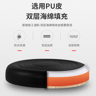 迈亚 家具时尚吧台凳酒吧椅升降椅美容凳子旋转理发椅前台收银高脚凳大工椅 棕格