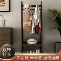 床边晚上放衣服卧室落地挂衣架可移动置物衣帽架阳台转角网红晾衣