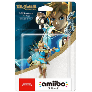 Nintendo SwitchNS塞尔达传说任天堂amiibo手办荒野之息旷野林克弓箭四英杰守护者 林克 弓箭