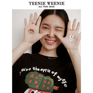 TEENIE WEENIE TeenieWeenie小熊&不二兔联名大fgT恤情侣款男女同款短袖2023夏款