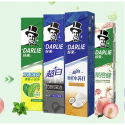 DARLIE 好来 牙膏715g家庭装 （小苏打190g+竹炭190g+双重薄荷175g+白桃/百香果160g）