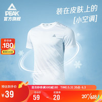 PEAK 匹克 运动短袖t恤男夏季圆领冰巢科技透气跑步吸湿排汗上衣DF632361