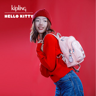 kipling 凯普林 x Hello Kitty联名系列女款2023新款双肩背包|DELIA MINI