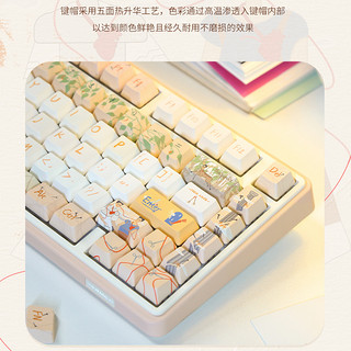 VARMILO 阿米洛 PBT 五面热升华 键帽 83颗 佛里达主题