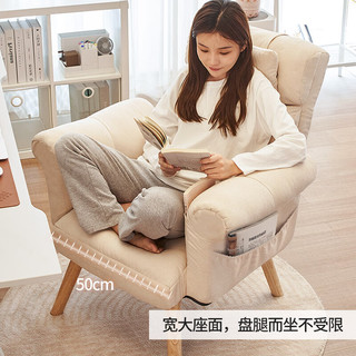 梵右电脑椅久坐舒服老板可躺办公椅宿舍折叠沙发椅靠背转椅懒人学椅子 灰色 尼龙脚