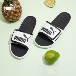 puma 彪马 官方男鞋女鞋新款经典运动休闲一字拖鞋魔术贴拖鞋372280