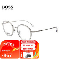 HUGO BOSS 男女款近视眼镜光学眼镜框1288F GUA+佳锐防蓝光1.591（600度内）
