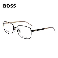 HUGO BOSS 男女款光学镜架近视眼镜框1303F I46+佳锐防蓝光1.591（600度内）