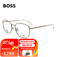 HUGO BOSS 近视眼镜架男款轻质钛架修饰脸型光学眼镜框1415  AOZ 55mm