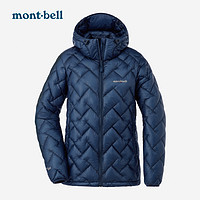 mont·bell Montbell日本户外冬季休闲运动通勤轻薄连帽鹅绒羽绒服女保暖外套