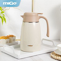 miGo 美国migo保温壶家用大容量热水瓶食品级不锈钢热水壶保温瓶暖水壶