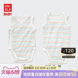 UNIQLO 优衣库 婴儿/新生儿 网眼包臀衣(无袖)(1件装) 454941