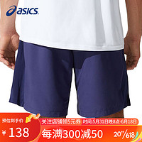 ASICS 亚瑟士 网球服MEN MATCH SS TOP男式春夏透气速干运动跑步短裤男 M