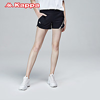 Kappa 卡帕 短裤夏季A字高腰短裤休闲热裤伞状阔腿三分裤